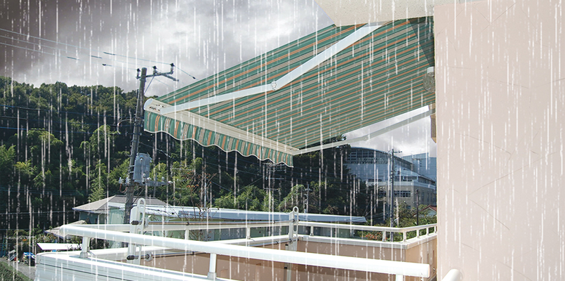 オーニングで雨の日も快適に!雨の日の使い方や注意すべき点とは
