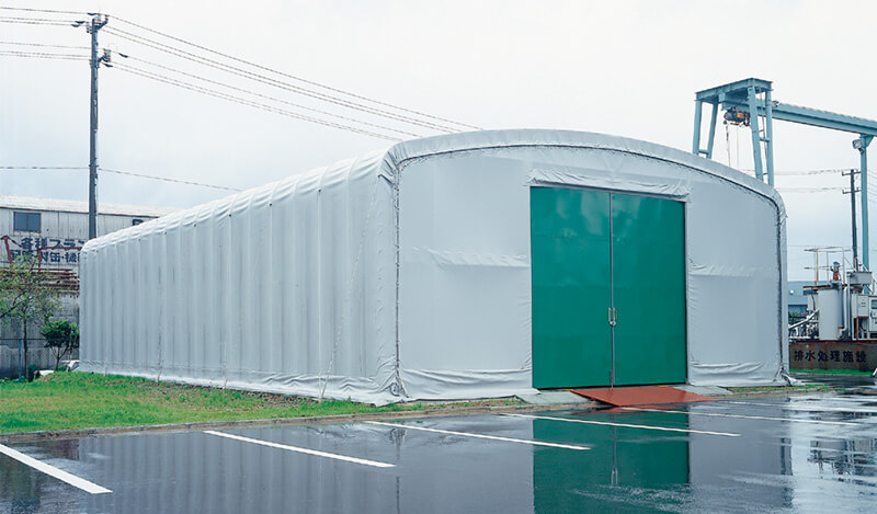 BXテンパルのテント倉庫