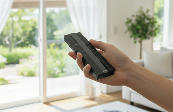 リモコンを操作するイメージ