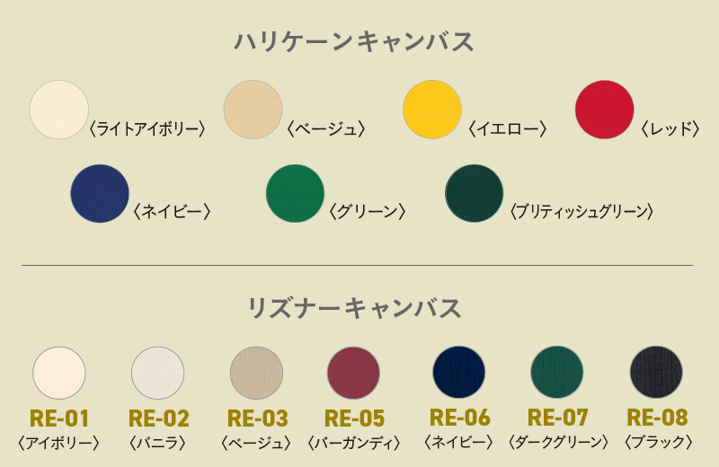ハリケーンキャンバス/リズナーキャンバス